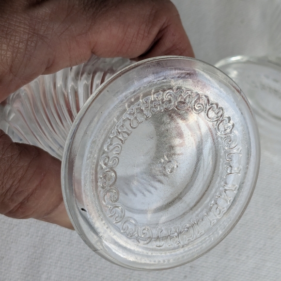 Vintage Lamplight Farm's Crystal Mini Oil Lamps Kerosene Set of Two C-3 - Picture 4 of 10